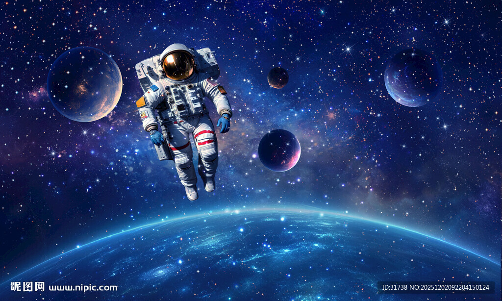 浩瀚宇宙星空星球背景