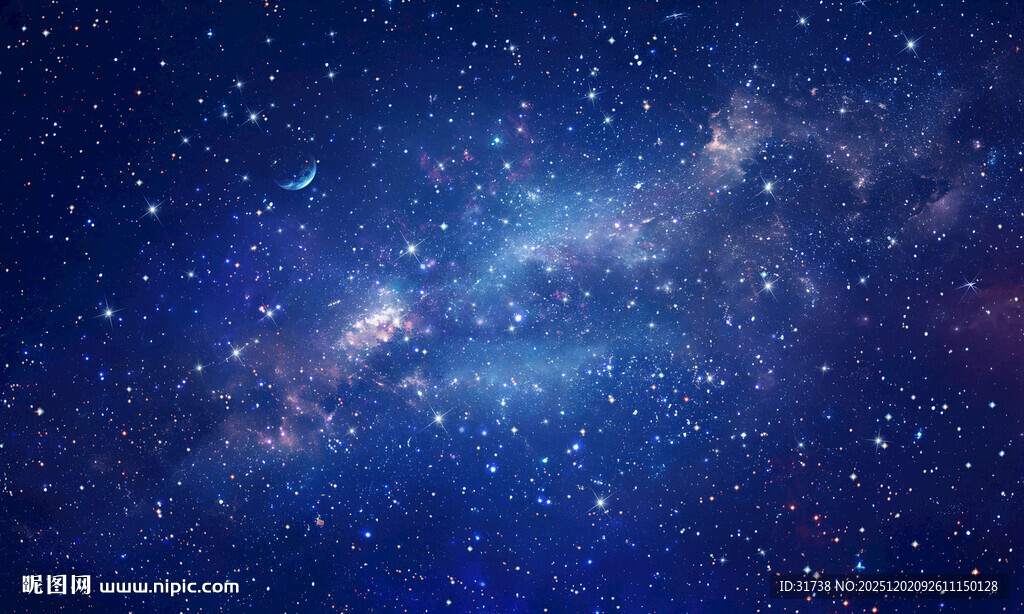 巨幅蓝色星空软膜天花灯箱