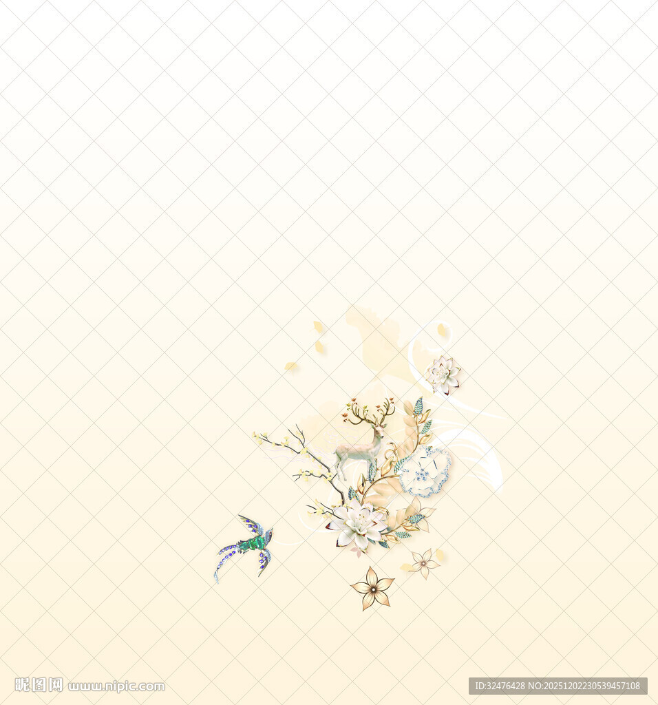 淡雅中式风画面汉服