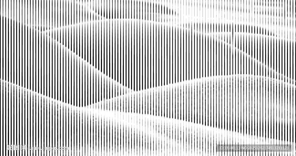 意境线条山水画