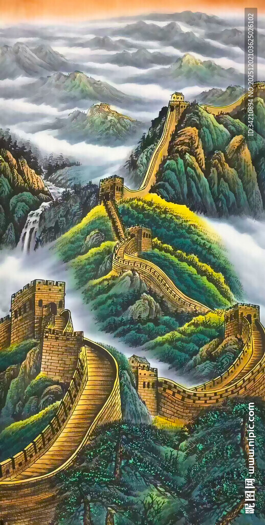 长城风景画