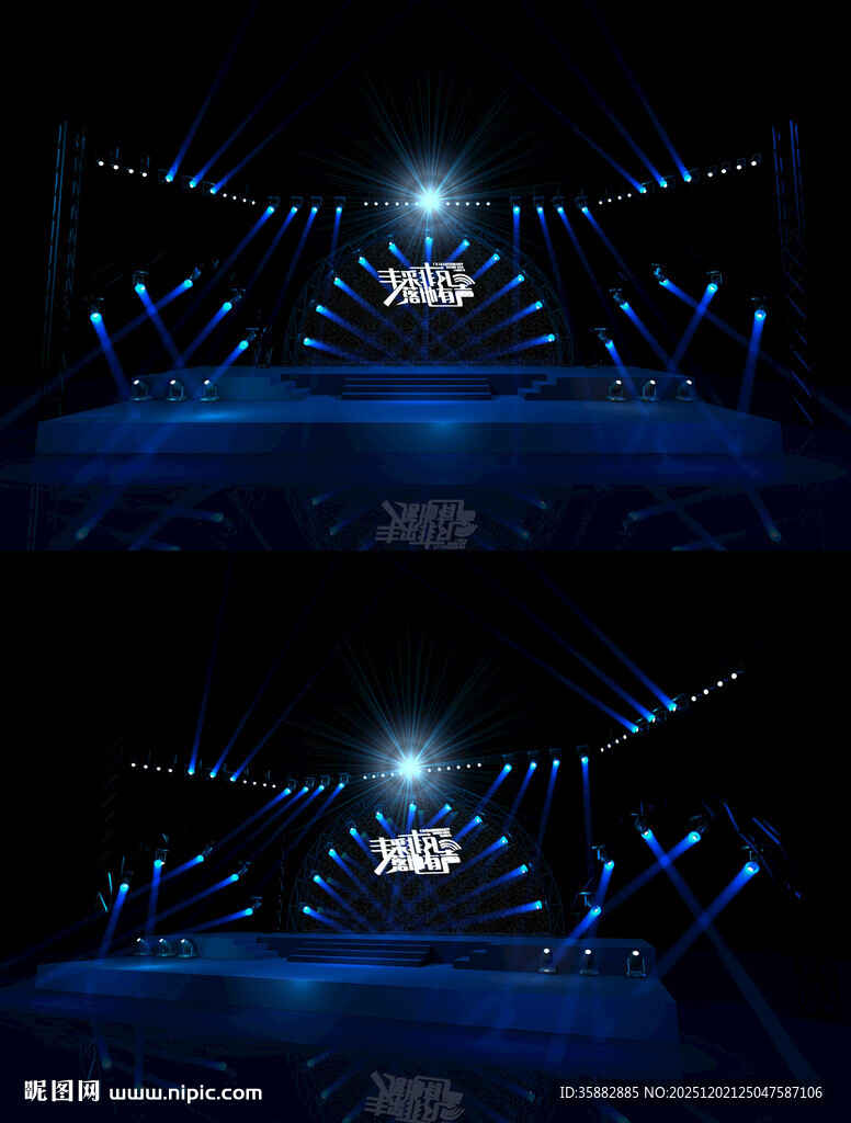 舞台镜头光晕和体积光做法