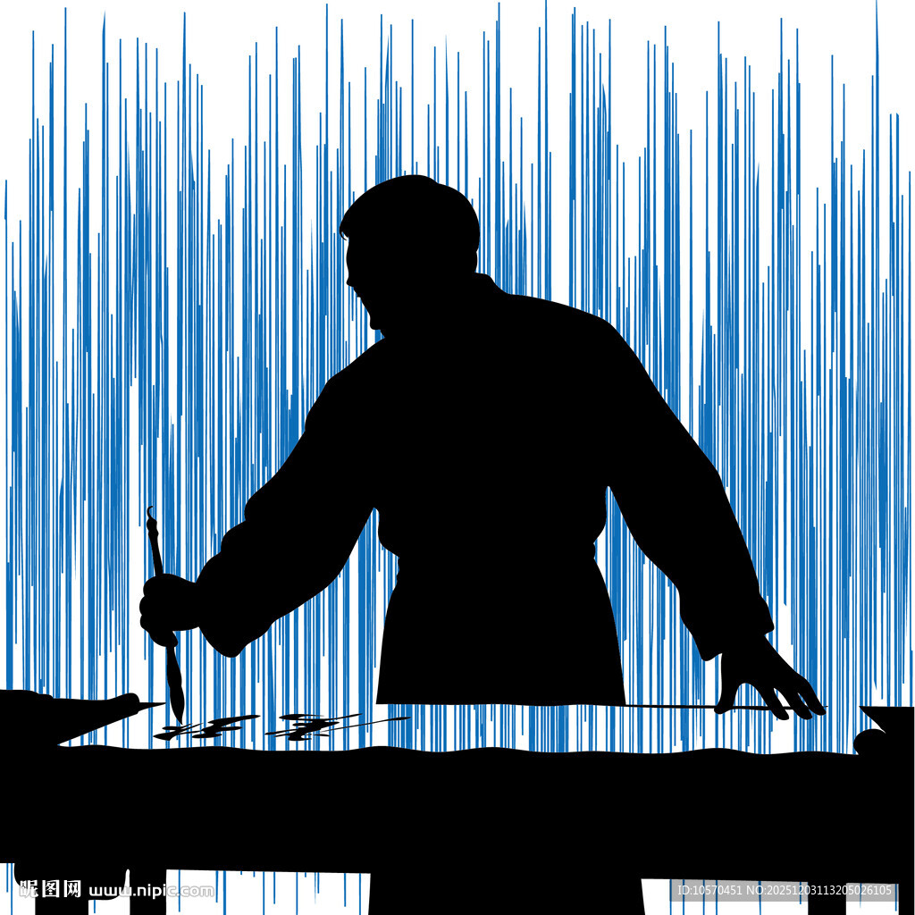 书法大师挥毫瞬间