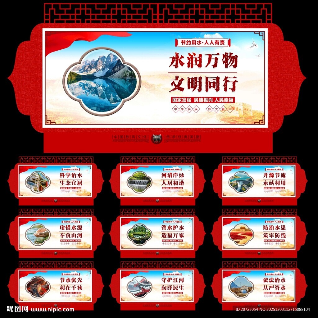 水利局文化展板