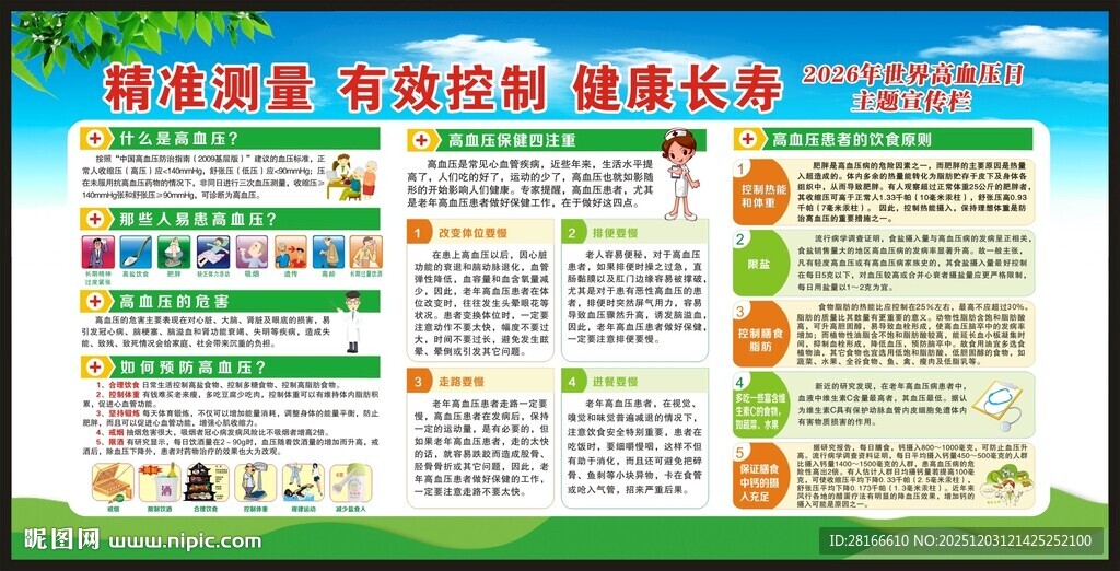高血压日宣传栏