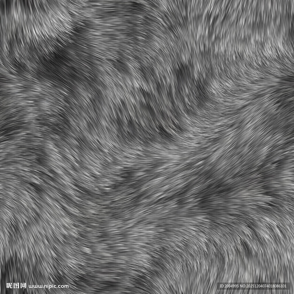 灰色质感高清毛发皮毛纹理