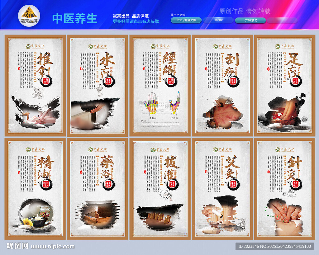 中医养生文化展板