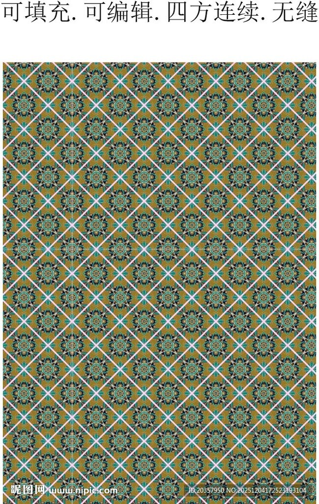 民族风装饰花纹 民族服饰印花