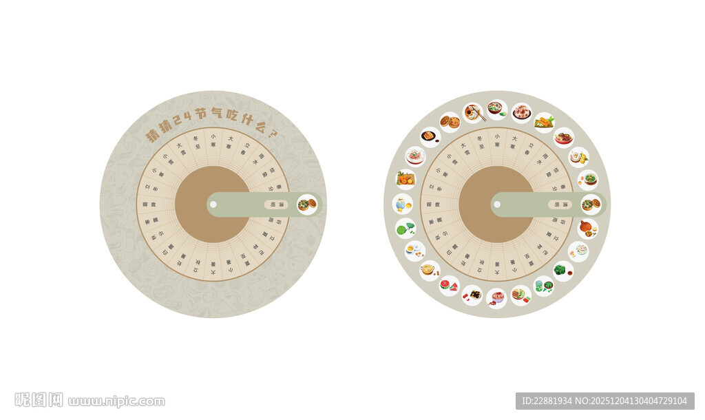 二十四节气转盘分层文件