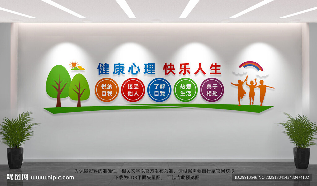 心理健康文化墙