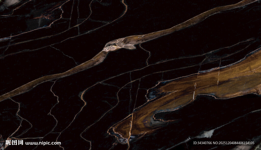 高清黑色高档大理石纹