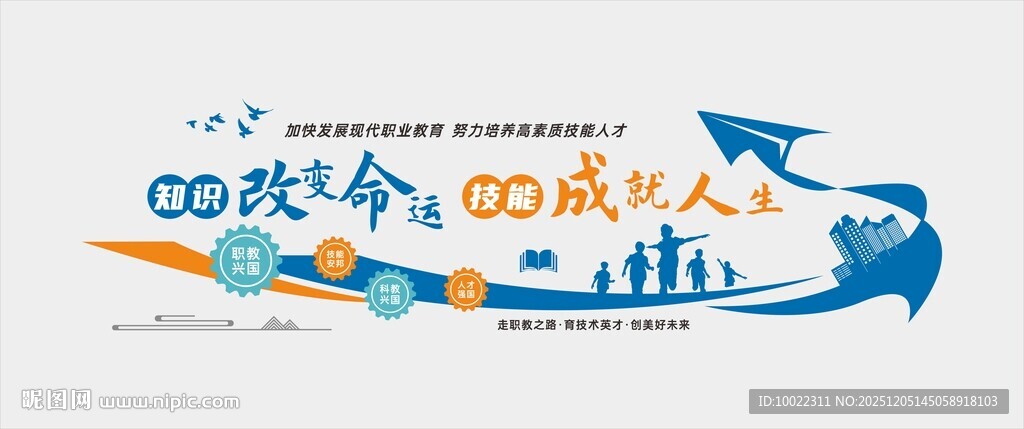 知识改变命运 技能成就人生