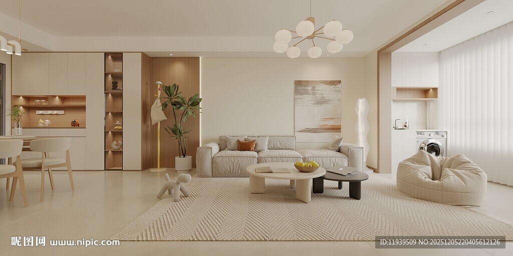 家具直播卖场背景画面