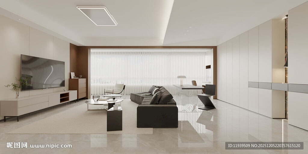 家装客厅餐厅效果图