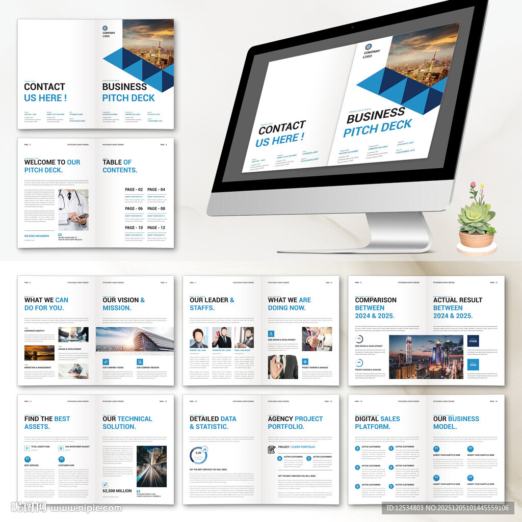 高端画册InDesign模板