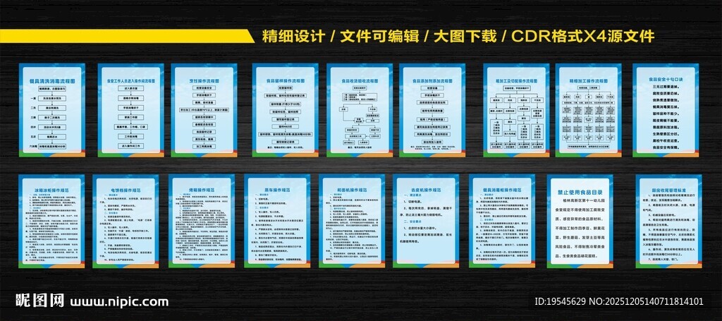 厨房操作流程图