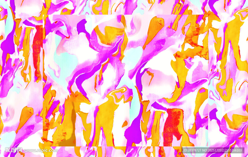 抽象多彩流体图案