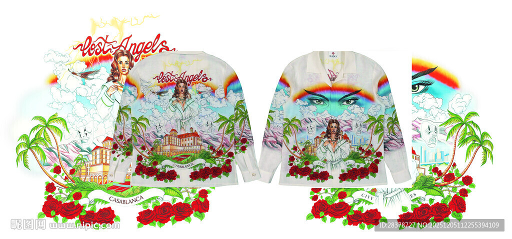 多彩卡通帐篷图案设计