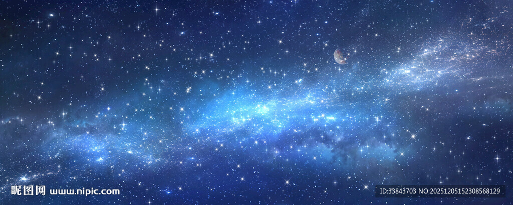 巨幅宇宙星空背景