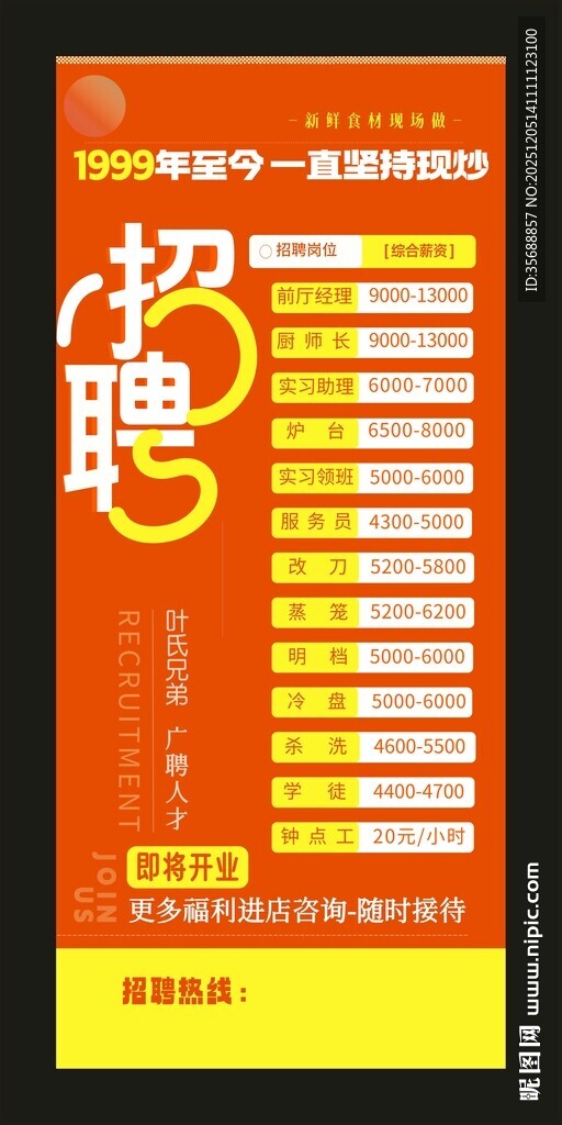 展板 饭店 餐饮 公司 