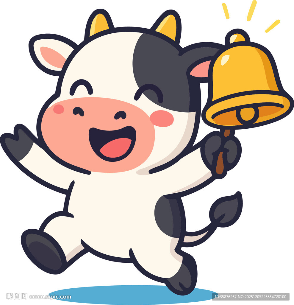 快乐小牛摇铃铛