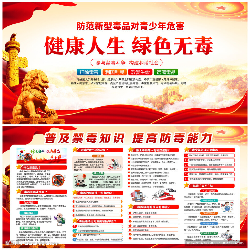 禁毒展板