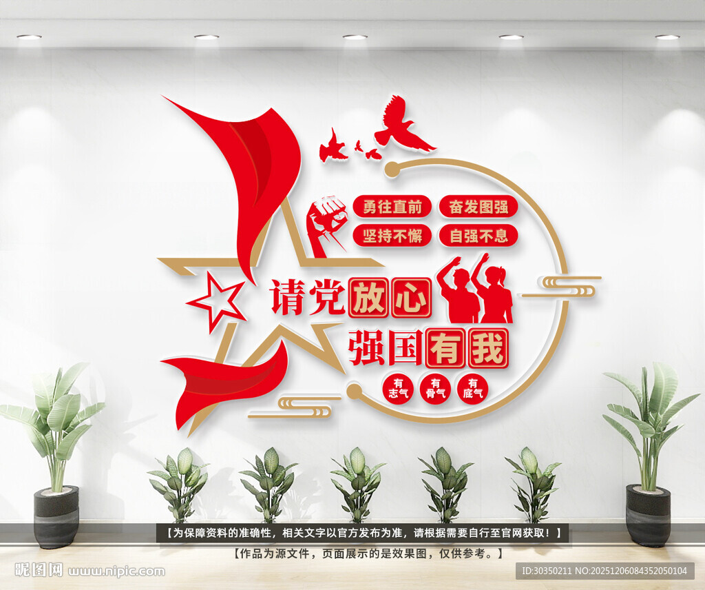 请党放心强国有我