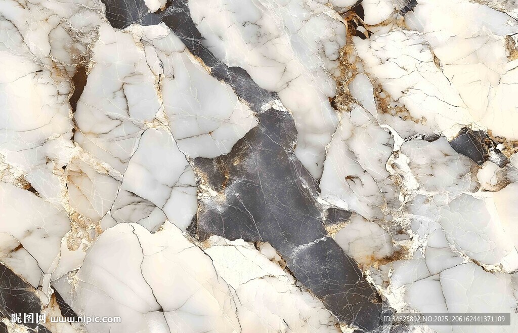 潘多拉白色纹理大理石特写