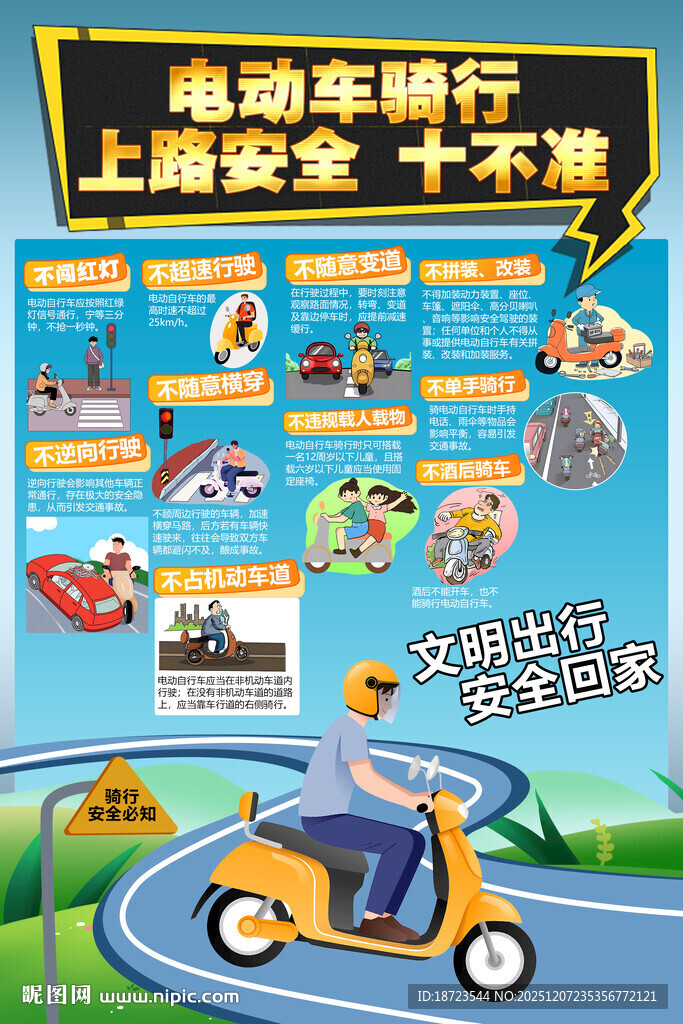 电动车十不准 