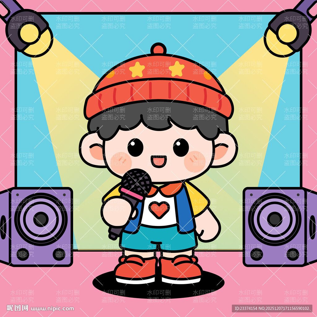 少儿卡通演讲人物