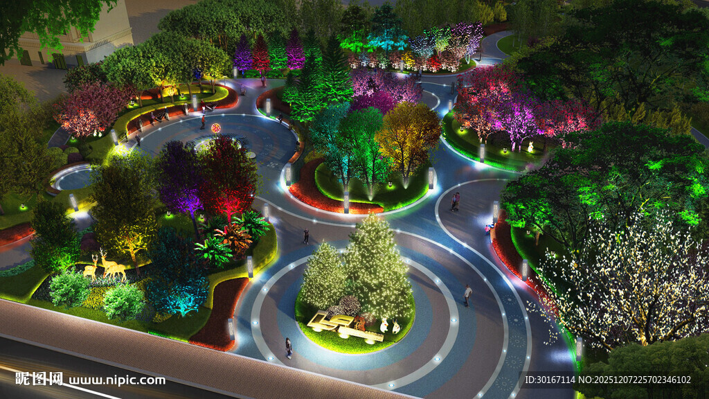 梦幻多彩城市景观设计