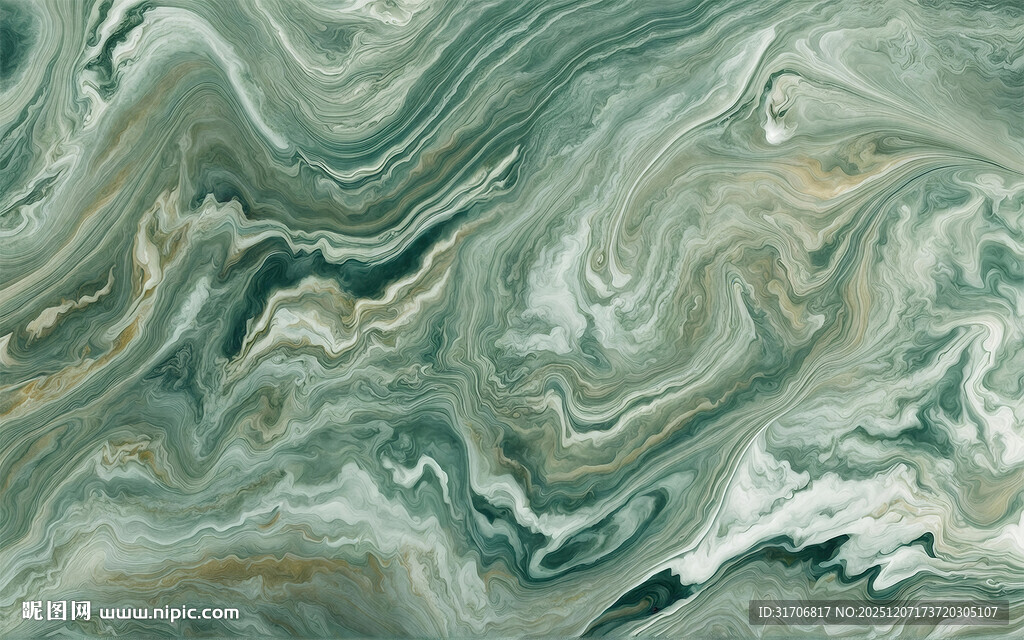 高清绿色大理石