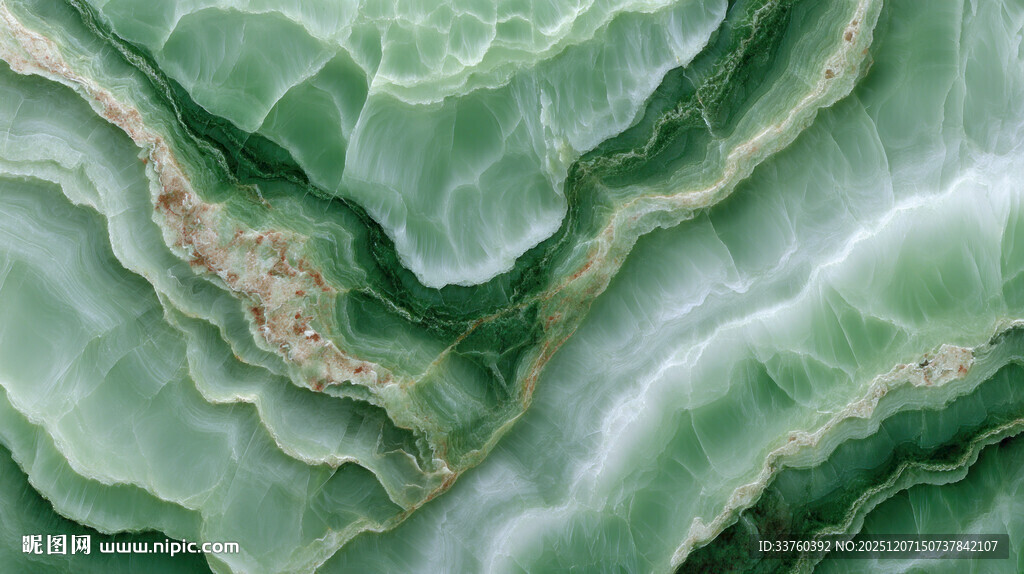 翠绿大理石纹理