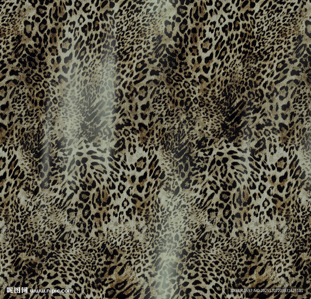 豹纹图案纹理布料