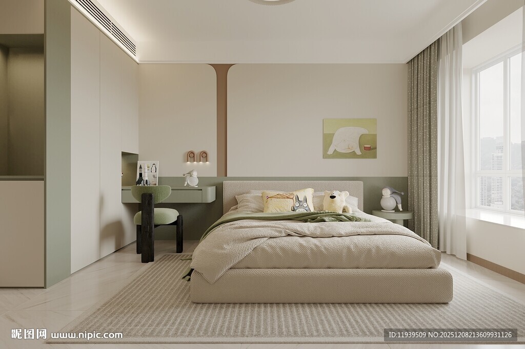 卧室室内场景效果图