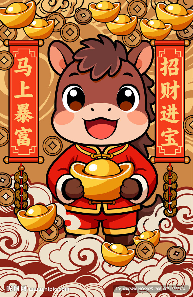 马年插画