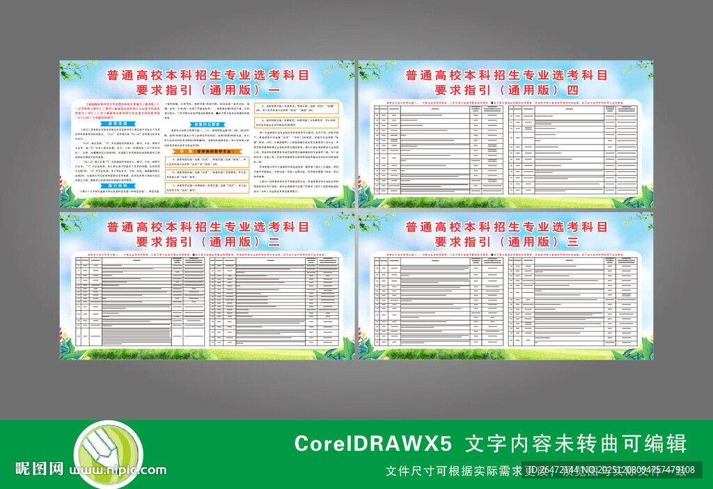 高考科目选考要求