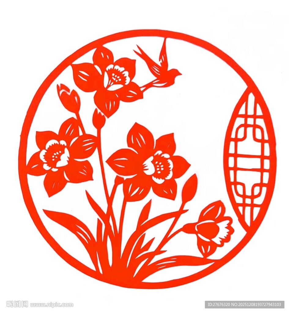 国风窗花矢量设计