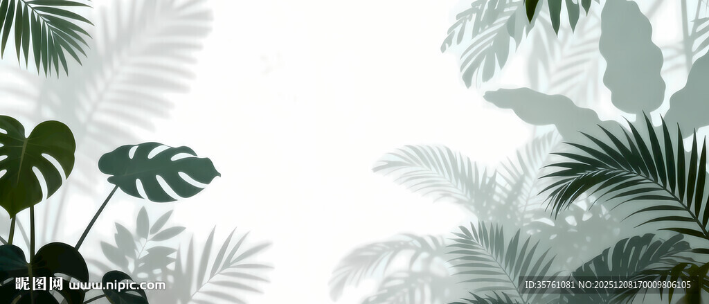 雾气磨砂膜效果绿植贴图