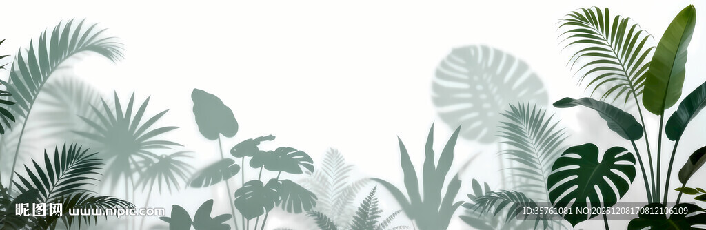 雾气磨砂膜效果绿植贴图