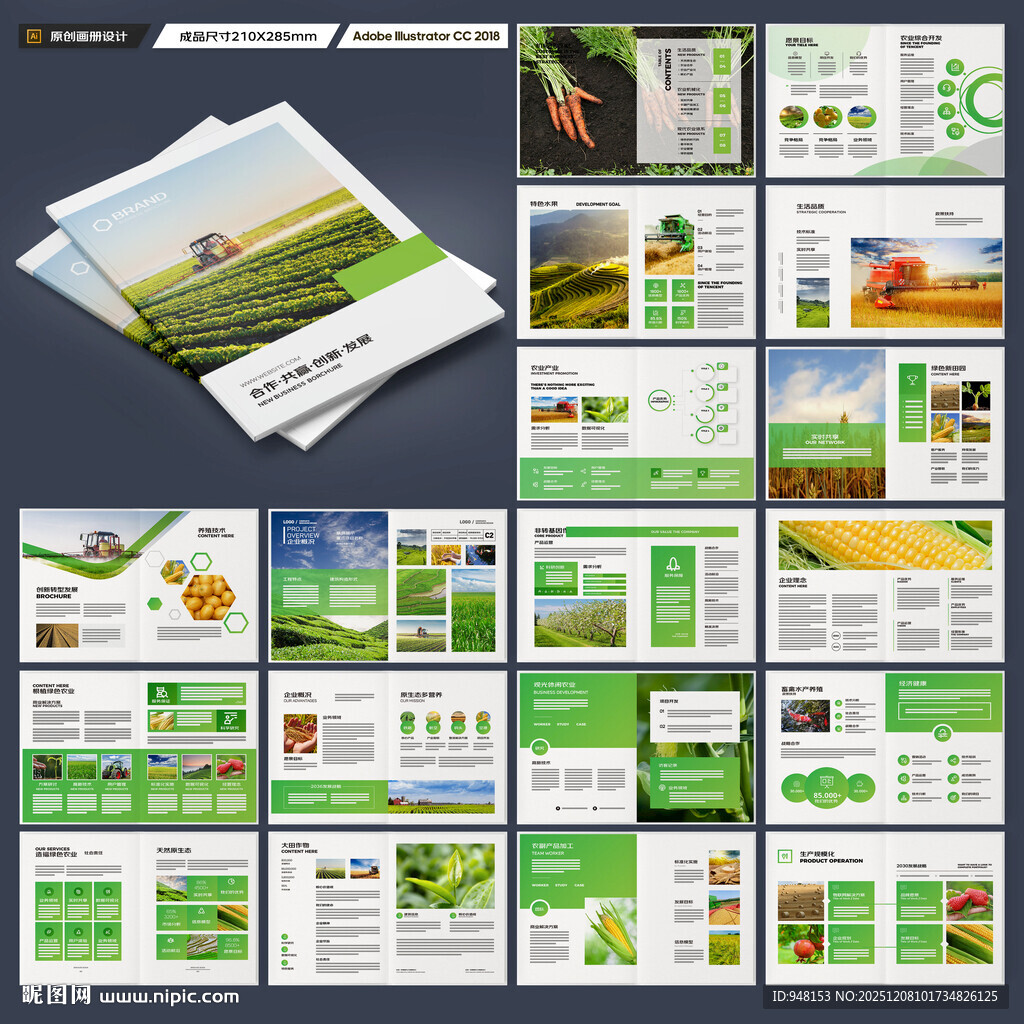 农业合作社画册