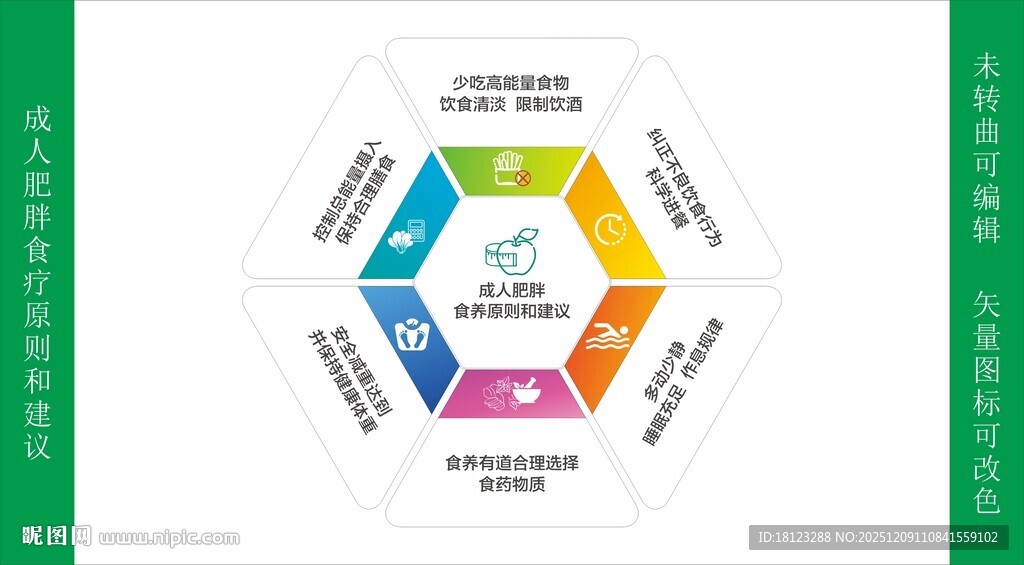 成人肥胖饮食建议原则