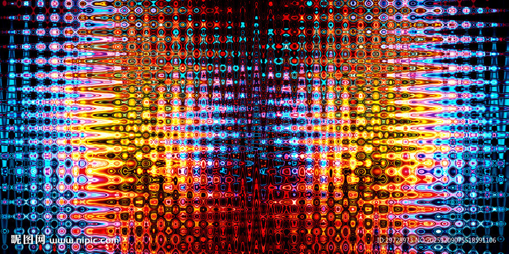 ktv酒吧炫酷抽象背景墙