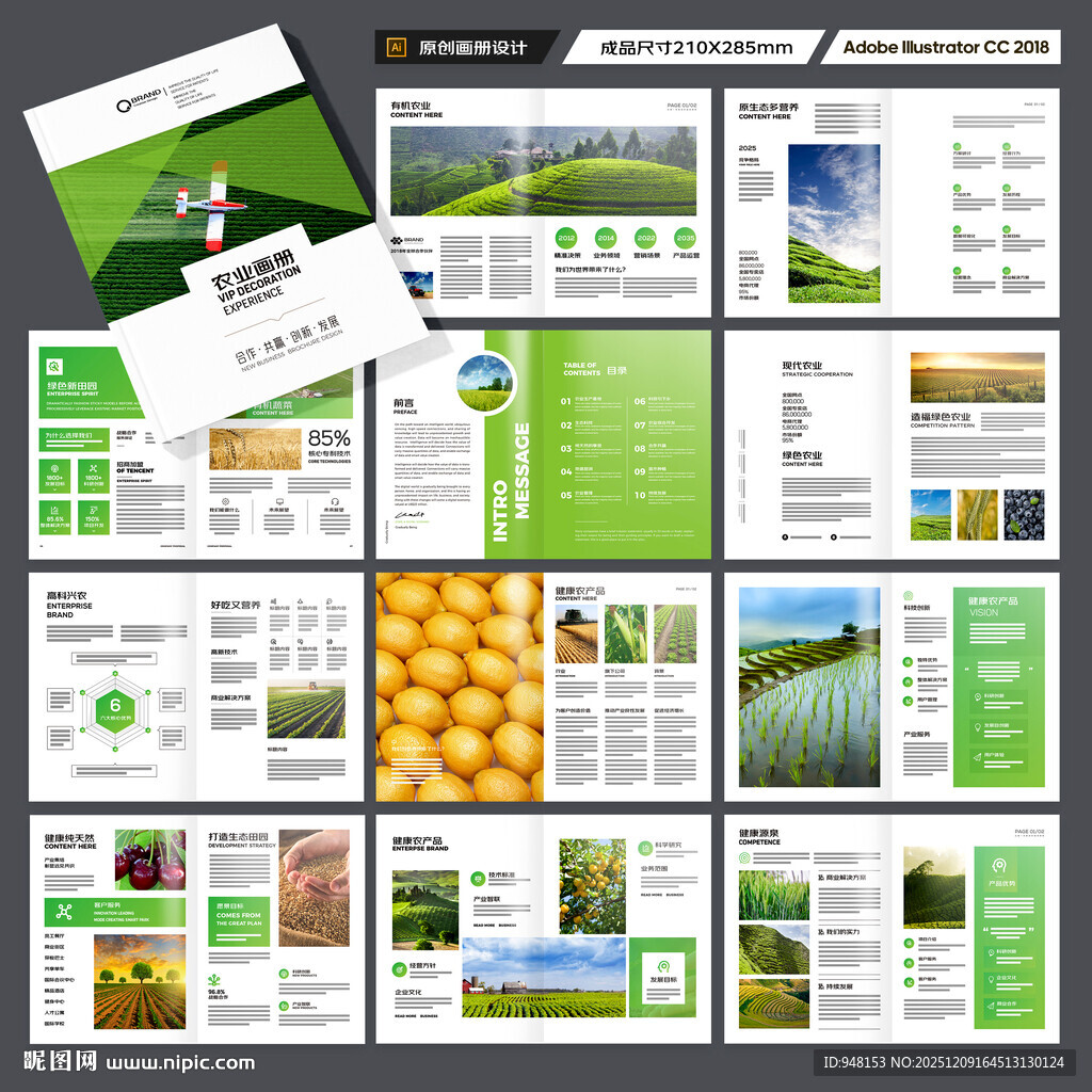 农产品宣传册