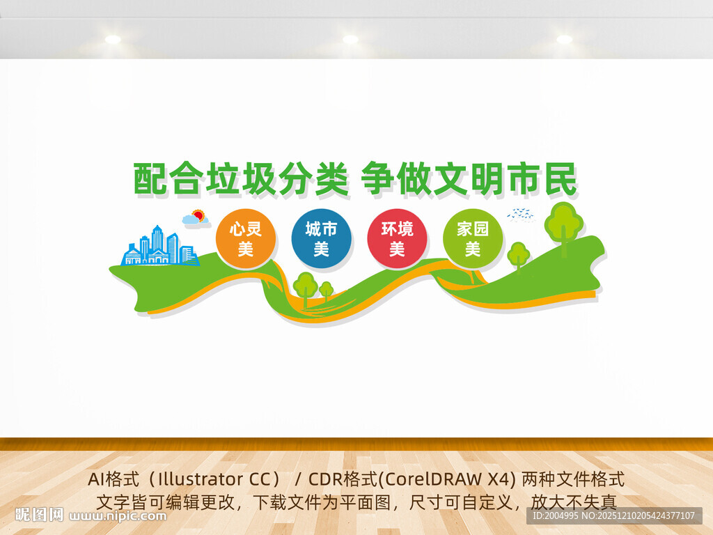 垃圾分类宣传文化墙