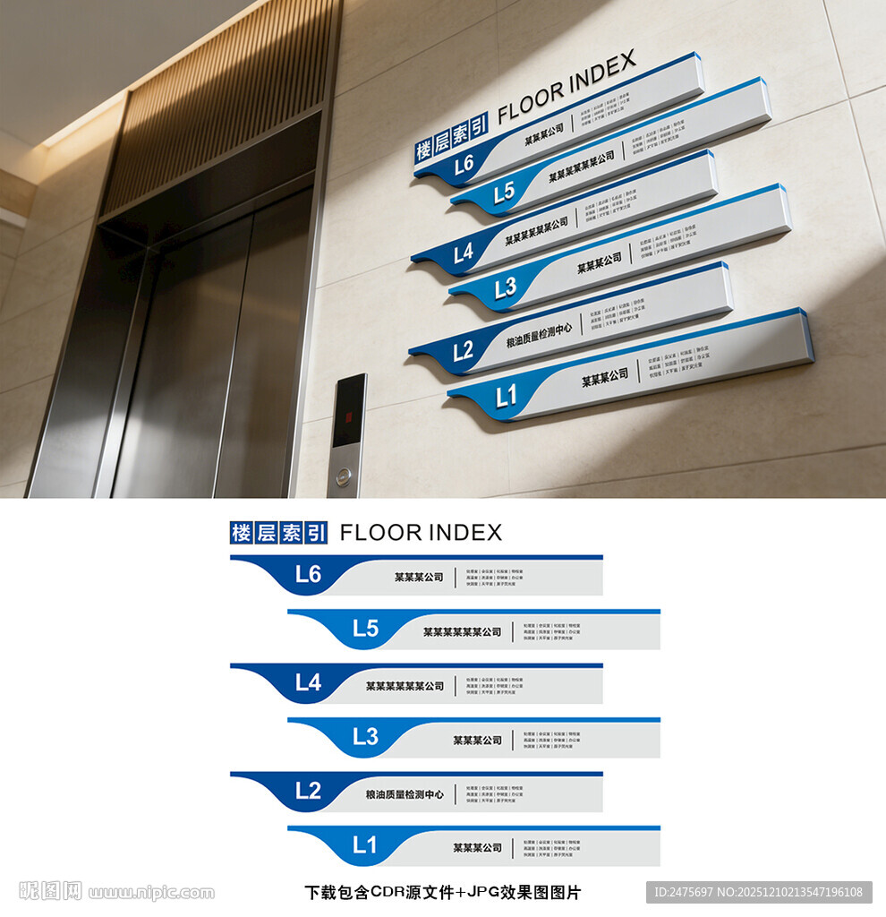 楼层索引
