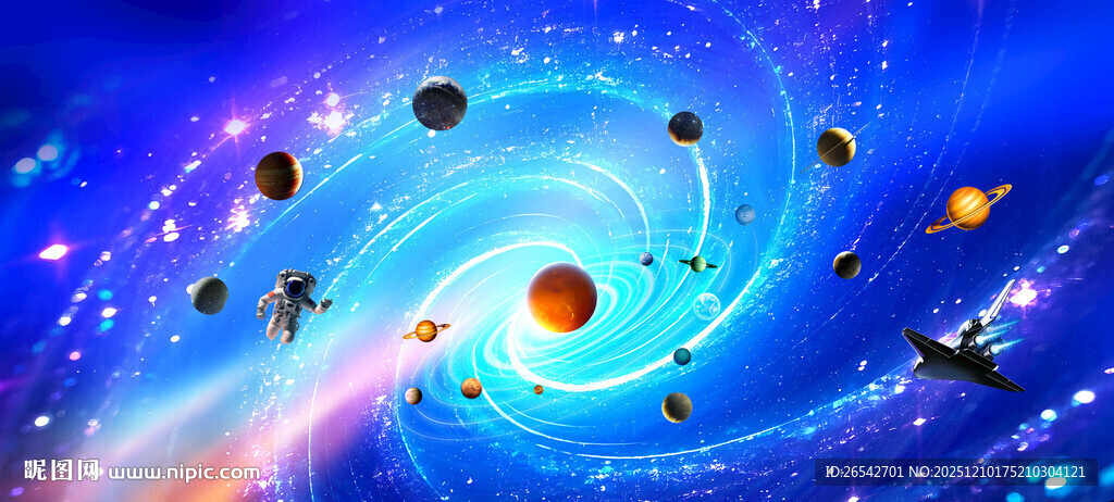 未来科技场景太空