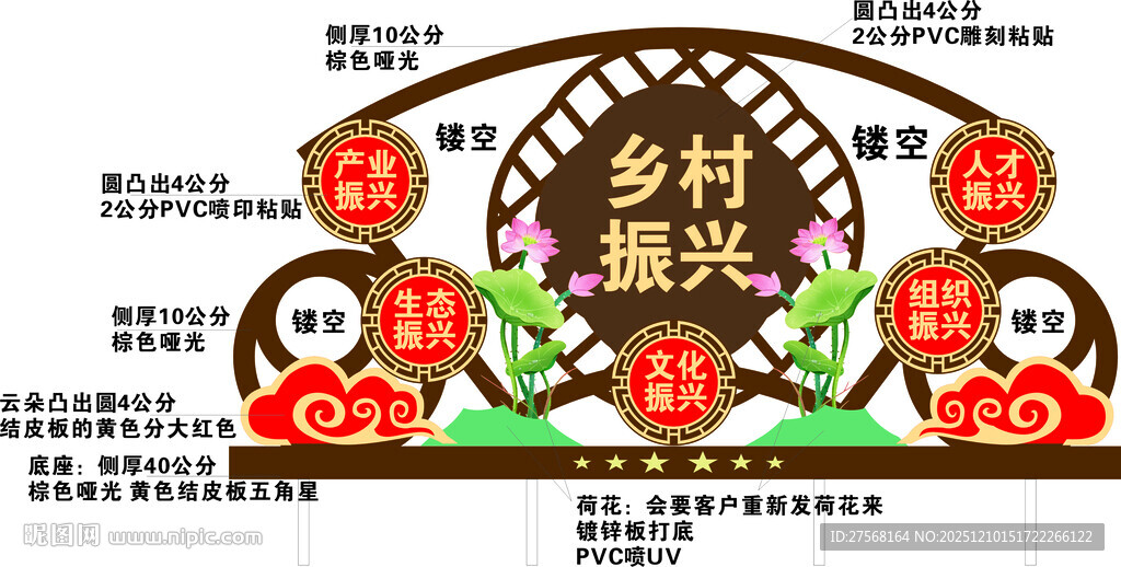 乡村振兴主题标识牌