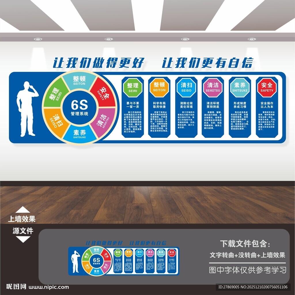 5s6S7S8s企业管理文化墙