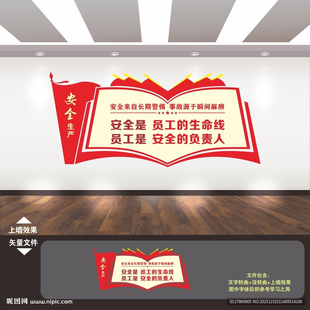 安全生产标语文化墙